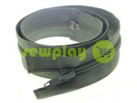 Zipper spiral type 5 on one slider 40 cm - 85 cm, gray 106 sku 1525