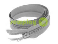 Zipper spiral type 5 on one slider 40 cm - 85 cm, gray 202 sku 1527