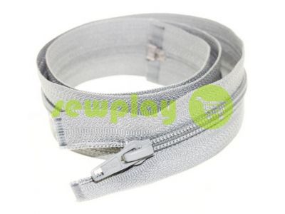 Zipper spiral type 5 on one slider 40 cm - 85 cm, gray 109 sku 1528