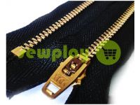 Zipper jeans YKK type 4.5, length 10 cm - 18 cm, black sku 1536