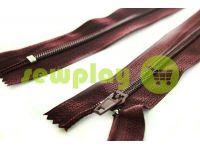 Zipper trousering spiral 18 cm type 4, color bordo 012 sku 1565