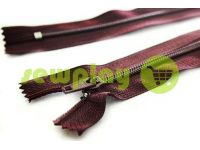 Zipper trousering spiral 18 cm type 4, color bordo 012 sku 1565