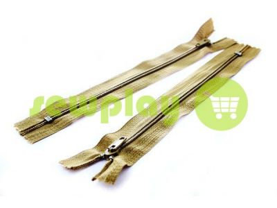 Zipper trousering spiral 18 cm type 4, color beige 127 sku 1578