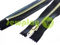 Zipper jeans type 5, length 18 cm, black, nickel teeth sku 2711