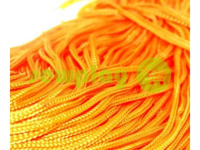 Cord for clothes 5 mm hollow, color orange 034 sku 1593