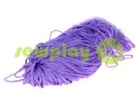 Cord for clothes 5 mm hollow, color violet 022 sku 1596