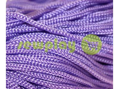 Cord for clothes 5 mm hollow, color violet 022 sku 1596