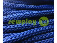 Cord for clothes 5 mm hollow, color blue 065 sku 1597