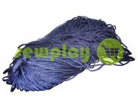 Cord for clothes 5 mm hollow, color dark blue 071 sku 1599