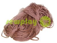 Cord for clothes 5 mm hollow, color brown 041 sku 1605