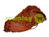 Cord for clothes 5 mm hollow, color brown 155 sku 1608