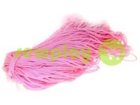 Cord for clothes 5 mm hollow, color pink 007 sku 1609