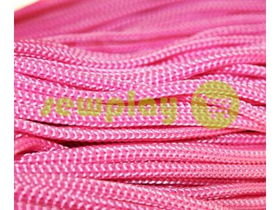 Cord for clothes 5 mm hollow, color pink 007 sku 1609