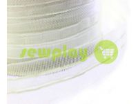 Webbing for curtains organza white 25 mm