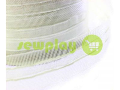 Webbing for curtains organza white 25 mm sku 1632