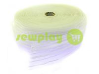 Webbing for curtains organza white 60 mm sku 1633