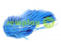 Cord braided flat 7mm, color blue sku 1637