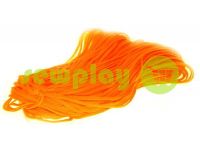 Cord braided flat 7mm, color orange sku 1639