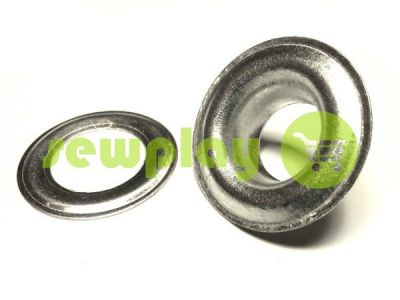 Luvers stainless steel ring 3 mm - 17 mm, color nickel, 50 pcs sku 1673