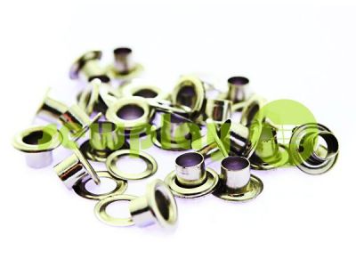 Luvers steel ring 3 mm - 17 mm, color nickel, 50 pcs sku 1649