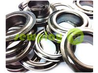 Luvers steel ring 13 mm, color black nickel, 50 pcs