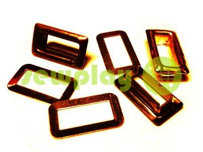 Luvers steel square 4 mm*12 mm, color antique, 50 pcs sku 1671