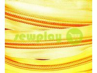 Молния спиральная рулонная желтая тип 3, тип 5, тип 7, тип 8, тип 10 арт 1689