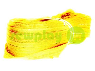 Молния спиральная рулонная желтая тип 3, тип 5, тип 7, тип 8, тип 10 арт 1689