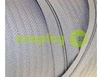 Молния спиральная рулонная серая 107 тип 3 арт 1698