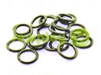 Ring steel 10 mm, thickness 1,8 mm, color black nickel