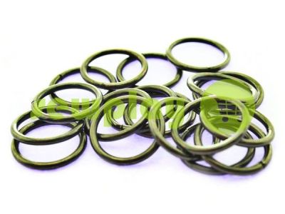 Ring steel 15 mm, thickness 1,8 mm, color black nickel sku 1709