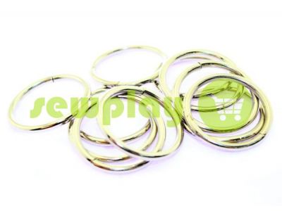 Ring steel 20 mm, thickness 2,5 mm, color nickel sku 1713