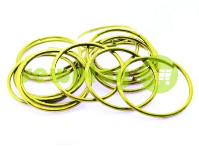 Ring steel 32 mm, thickness 2 mm, color gold sku 1718