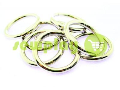 Ring steel 32 mm, thickness 5 mm, color nickel sku 1720