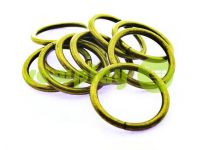 Ring steel 32 mm, thickness 4 mm, color antique