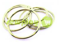 Ring steel 50 mm, thickness 4 mm, color nickel