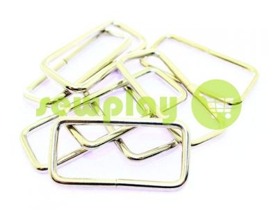 Frame metal 38 mm, thickness 2,6 mm, color nickel