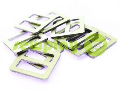 Ограничитель алюминиевый 22 мм, толщина 3 мм, цвет никель арт 1812