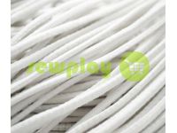 Cord elastic white 2,5 mm, 3 mm, 4 mm sku 1822