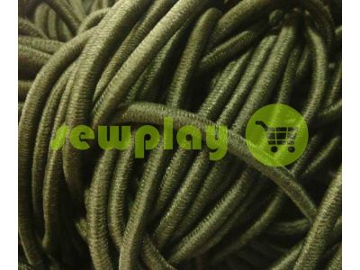 Cord elastic khaki 3 mm sku 1826