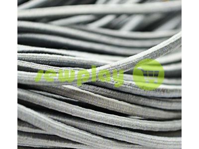 Cord elastic gray 3 mm sku 1827