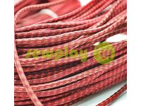 Cord elastic red to point 3 mm