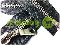 Zipper metal type 5 the split, color black, nickel teeth sku 1860