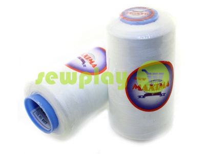 Tread polyester 20/2 "Maxima" 3000 yard, white sku 1914