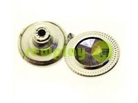 Buttons denim "Relief-Stone AB" 17 mm, color nickel, 10 pcs