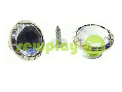 Buttons denim "Big Stone" 17 mm, 20 mm, color nickel, 10 pcs sku 2004