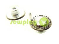 Buttons denim "Dash Small" 17 mm, 20 mm, color black nickel, 10 pcs sku 2013