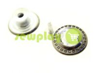 Buttons denim "Dash Small" 17 mm, 20 mm, color black nickel, 10 pcs