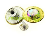 Buttons denim "Dash Small AB" 17 mm, 20 mm, color gold, 10 pcs