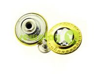 Buttons denim "Dash Small" 17 mm, 20 mm, color gold, 10 pcs